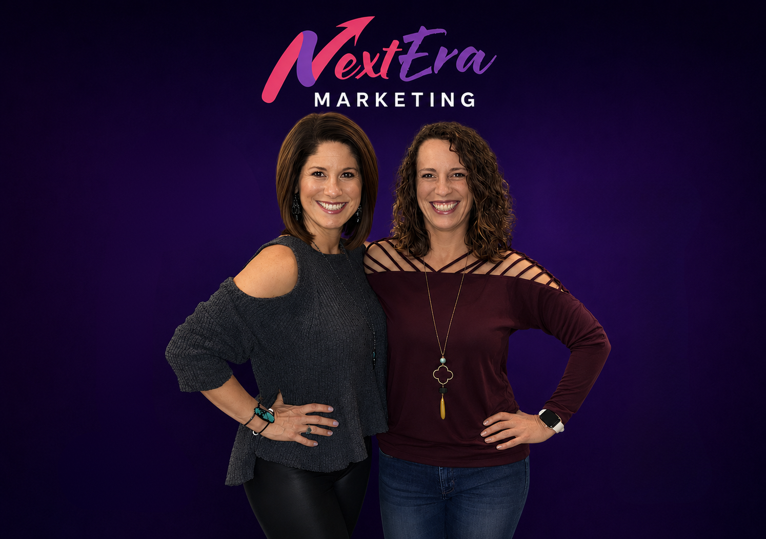 Jill Richardson and Trisha Anderson, co-founders of NextEra Marketing